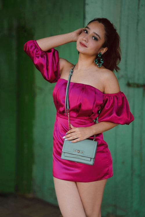 COSMO OFF SHOULDER DRESS