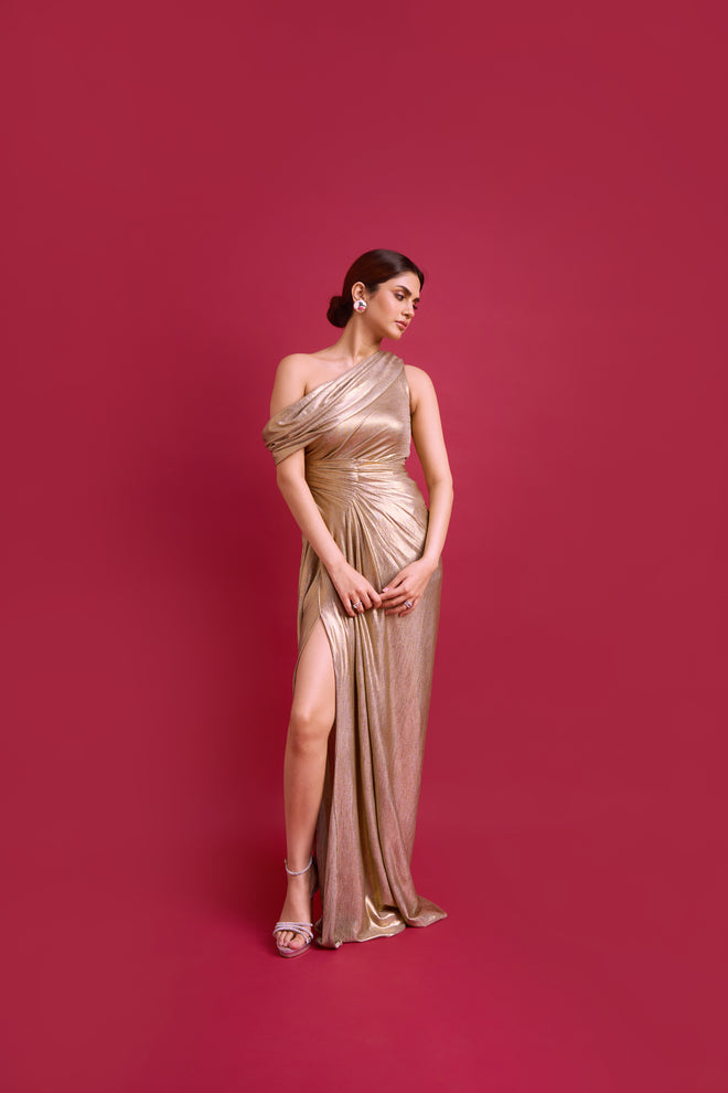 Soleil Draped Gown