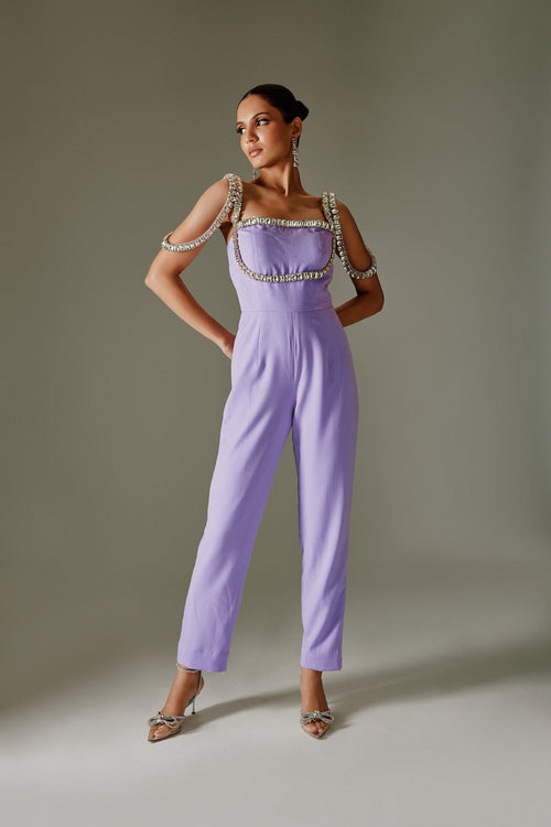 DAYA RHINESTONE JUMPSUIT