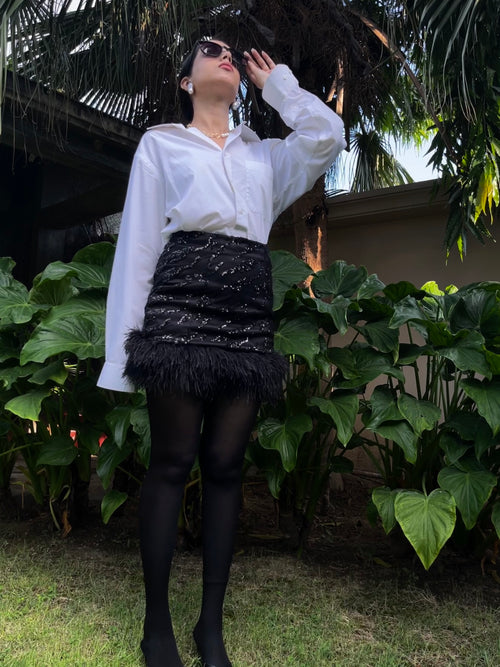 LUNA FEATHER SKIRT